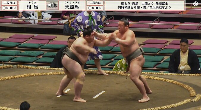 張り手が炸裂、力士が土俵上でフラフラに… 行司、呼出、若者頭・若隆元も「みんな心配してる」 3枚目