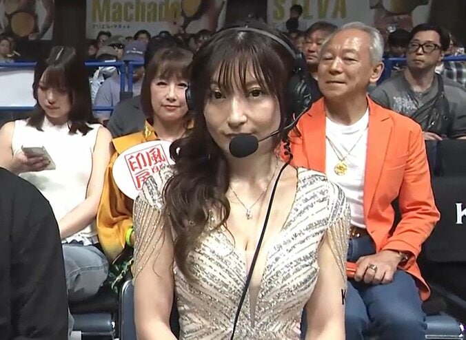 熊田曜子、リングに登場も“ハプニング”発生 「大事なところで…」「ブレブレやん」ファン困惑 2枚目
