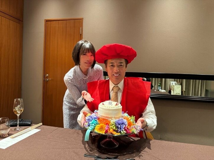 【写真・画像】堀ちえみ、“ちゃんちゃんこ”を着た夫との夫婦ショット公開し「20代にしか見えない」「素敵」など反響　1枚目