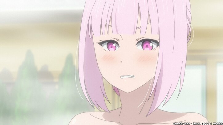 アニメ「魔王様、リトライ！」最終話、先行カット解禁！不注意で男湯に入ってしまったホワイト…