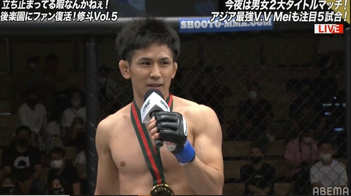 24秒、衝撃KO！ 元王者にアゴを打ち抜かれるも「ゾンビなら、また立ち上がれるはずだろ俺」