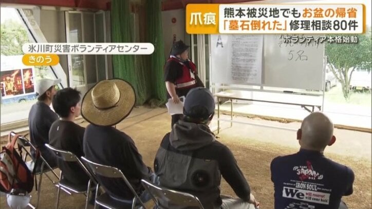 ボランティアの受け入れ開始
