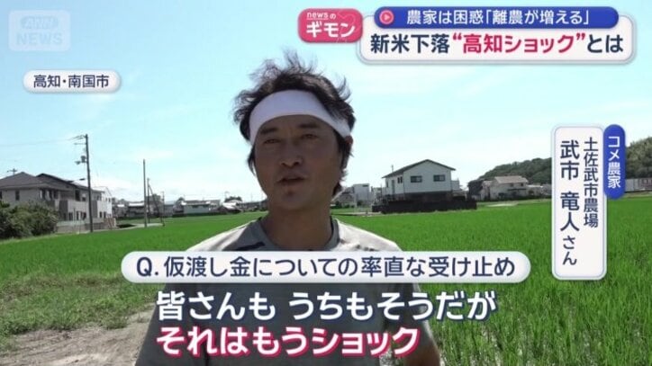 土佐武市農場　武市竜人さん