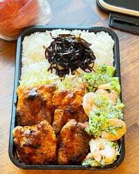 みきママ『油揚げメンチカツ弁当です！！』