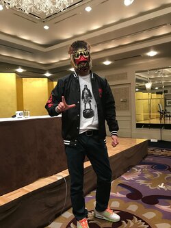 【Krush】マスクマン・左右田が“新日・内藤哲也オマージュ”で新王者・中澤に挑戦状を叩きつける