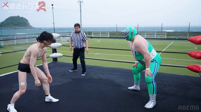 【写真・画像】帰国子女イケメン会社員、現役プロレスラーに頭からマットに転がされる衝撃展開 「きつそ」「つっよ」　2枚目