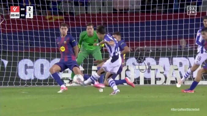 【映像】強烈な左足弾丸シュート