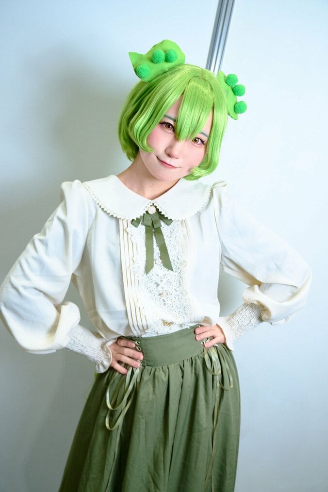 【写真・画像】お嬢様ずんだもんコスプレ画像　1枚目