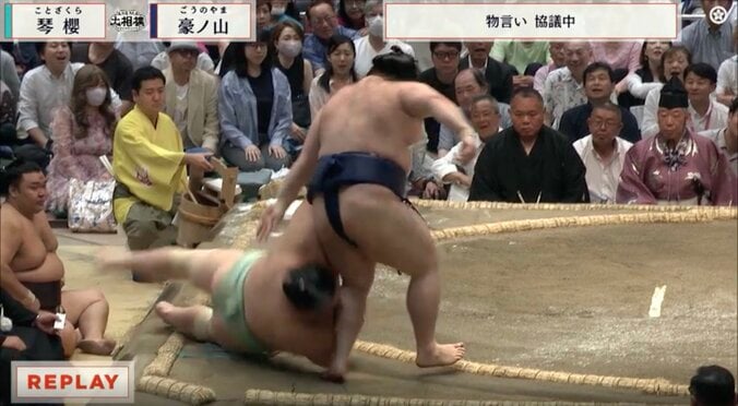 どうした琴櫻…物言いつく“微妙な一幕”も5連敗 「踵はまだ浮いている」決定的瞬間に注目「よく見てた行司」軍配へ称賛も 4枚目