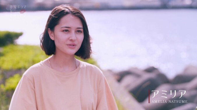 唇スレスレ！現役慶應生ハーフ美女のキスシーン稽古にMCもうっとり「お似合い、綺麗」『ドラ恋～Kissing the tears away～』act.2 6枚目