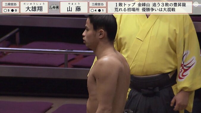 幕下昇進が濃厚の激細マッチョ力士・山藤