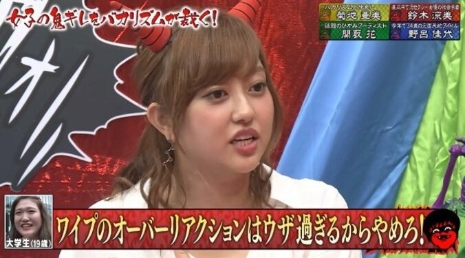 菊地亜美、ワイプ芸で一般人から鬼ギレされる「これがなかったらテレビ業界は…」 2枚目