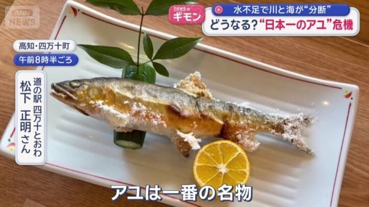 「アユは一番の名物」