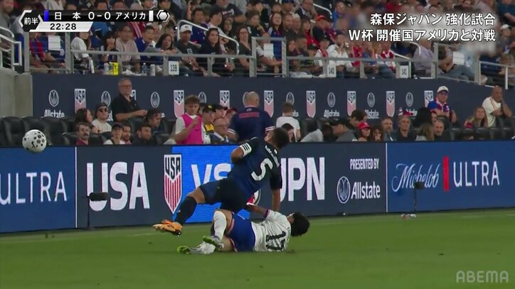 【映像】危険スライディングを受けた瞬間