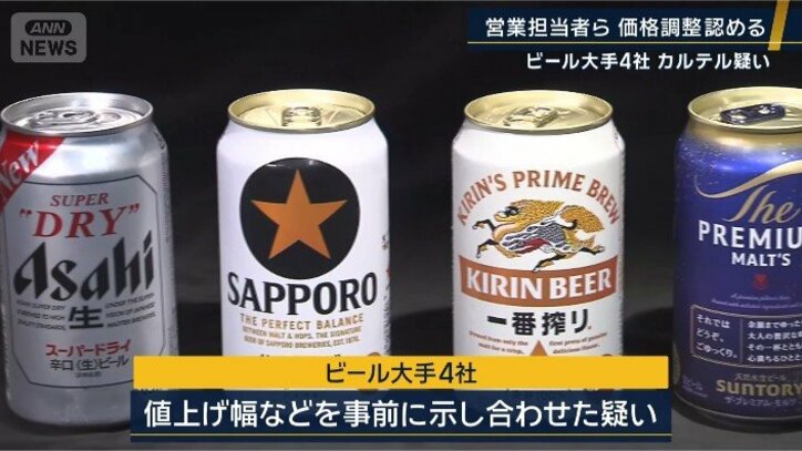 ビール大手4社