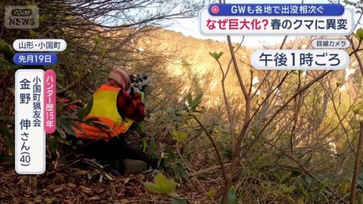 銃の照準を定める