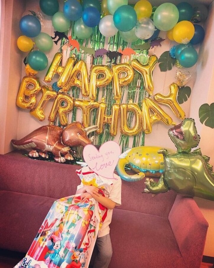 釈由美子、息子が5歳の誕生日を迎え実感したこと「無理せず楽しく頑張ります」