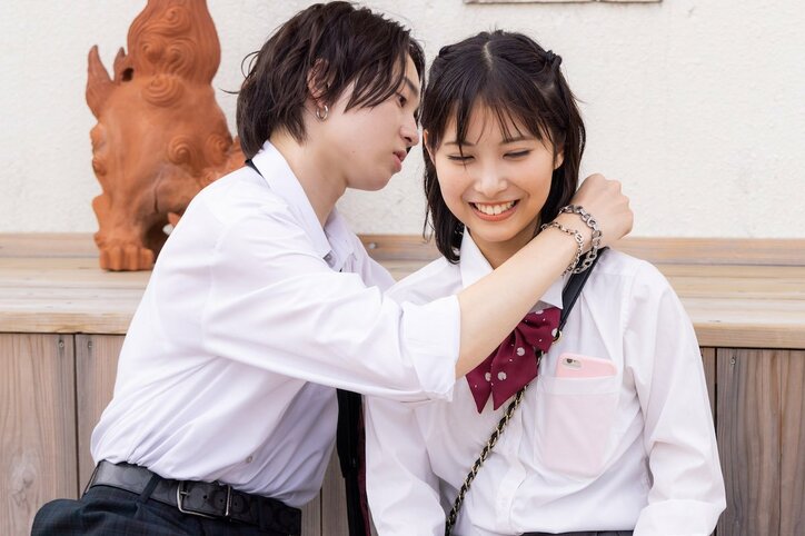 TWICEモモ似の美人女子高生・あやか、山﨑賢人似イケメンを奪い合うトライアングルデートに参加『恋ステ 2022秋 ~Honey Soda Story~』#3