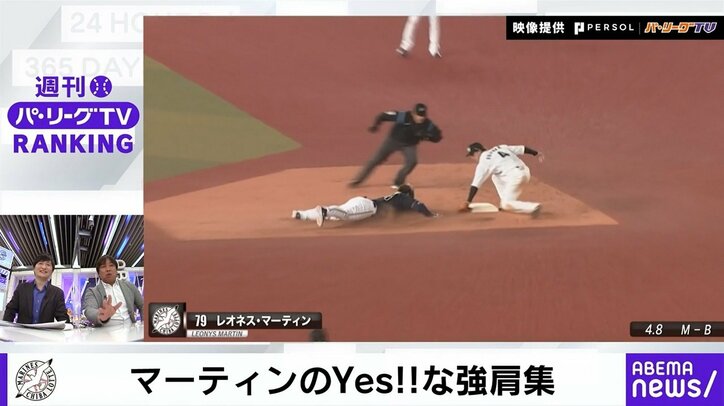 里崎氏「谷川原がえげつな過ぎて…」ロッテの強肩・マーティンに「若干、タレてる」思わず叱咤激励