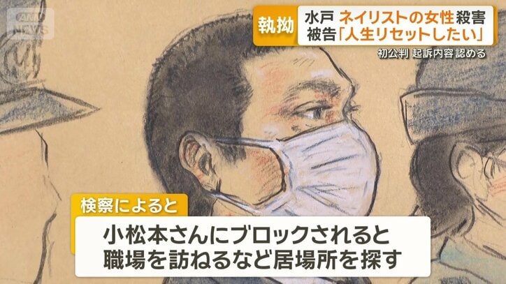 ストーカー行為を繰り返していた被告