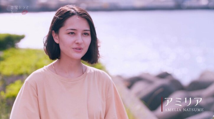 唇スレスレ！現役慶應生ハーフ美女のキスシーン稽古にMCもうっとり「お似合い、綺麗」『ドラ恋～Kissing the tears away～』act.2