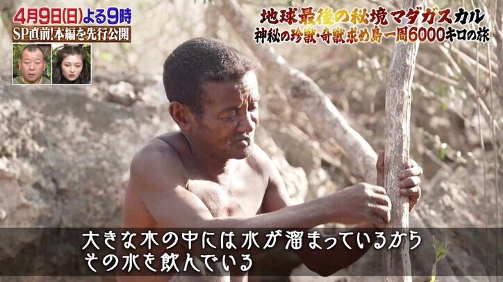 家を持たず裸のままで生きる人々…マダガスカルに暮らす部族とナスDが衝撃の出会い「葉っぱを敷いて寝ている」