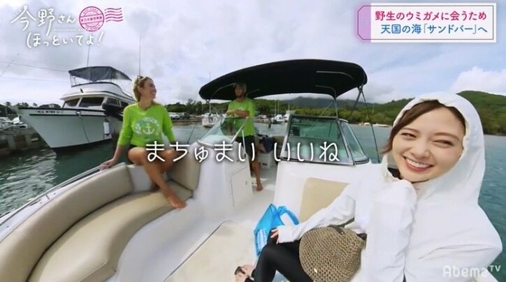 「待て待て～俺のマーメイド」白石麻衣＆松村沙友理、ハワイの海でカップルのようにはしゃぐ