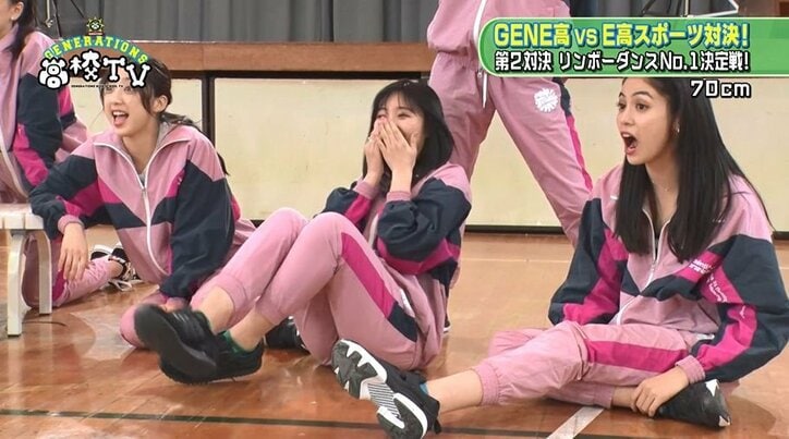 E-girls・SAYAKA、わずか70cmの低いリンボーダンスを見事クリア！ メンバーも衝撃