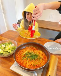 みきママ『リクエストのトマトスパゲティーです!!』