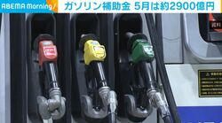 ガソリン補助金 5月は約2900億円