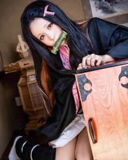 コスプレイヤー・KURUMI、「鬼滅の刃」第2期決定に歓喜の禰豆子コス披露「ホンモノじゃん！」「可愛すぎる」