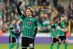 上田綺世が絶妙な抜け出しから2得点！…サークル・ブルッヘをリーグ戦5試合ぶりの勝利に導く