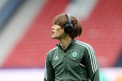 優勝が懸かるハーツ戦を7日に控えたセルティック…古橋「楽しみたい」