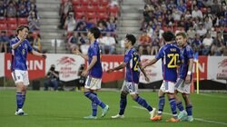 日本代表の新たな10番・堂安律がゴール！三笘フィニッシュからのこぼれ球を決めきり前半4点目！