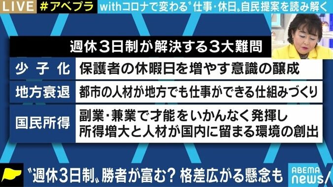 「さらに1日だけ自由な時間があれば、様々な希望が叶えられる」“選択的週休3日制“を提案した猪口邦子議員の真意 4枚目