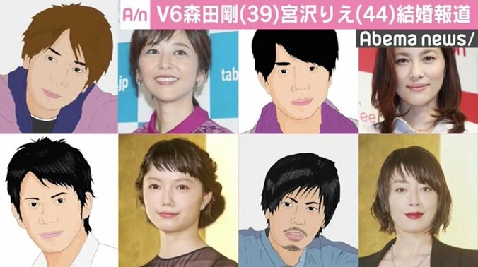 森田剛＆宮沢りえが結婚報告「表現者として志高く歩んでいきたい」、V6既婚メンバーの妻は全員女優に 2枚目