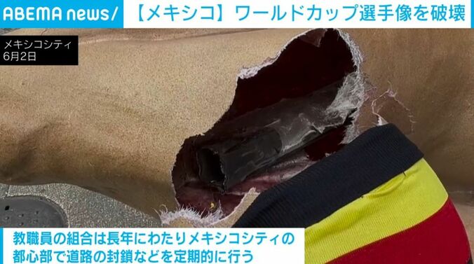 選手像