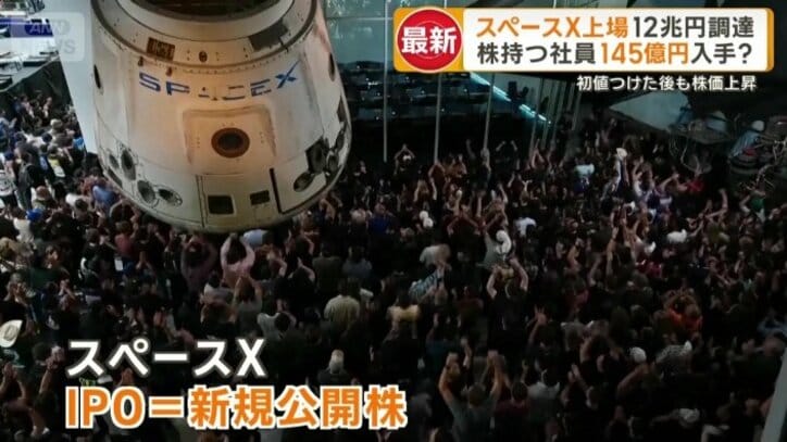 最も注目されたスペースXのIPO＝新規公開株