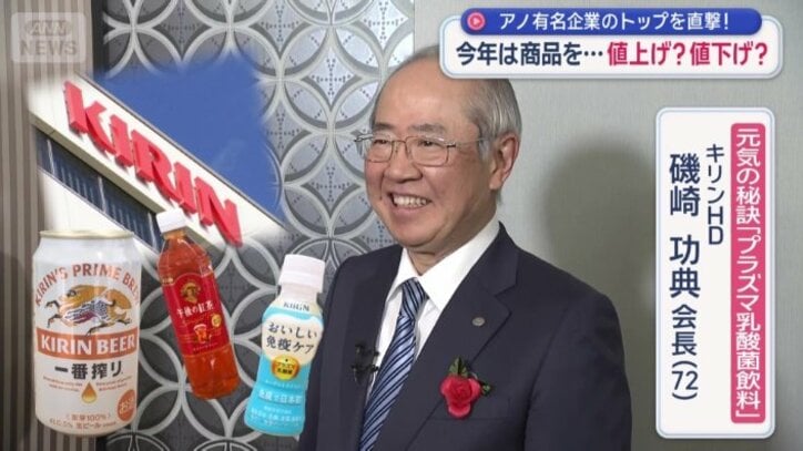 キリンホールディングス　磯崎功典会長