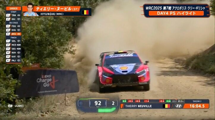 【写真・画像】「勝田紳士だね」世界ラリーで日本人ドライバーが取った行動に称賛の声 ライバルの異変を察知し“神対応”　1枚目