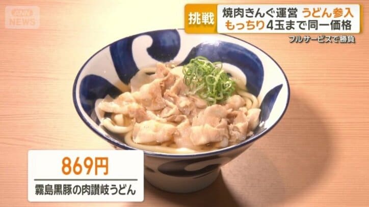 霧島黒豚の肉讃岐うどん