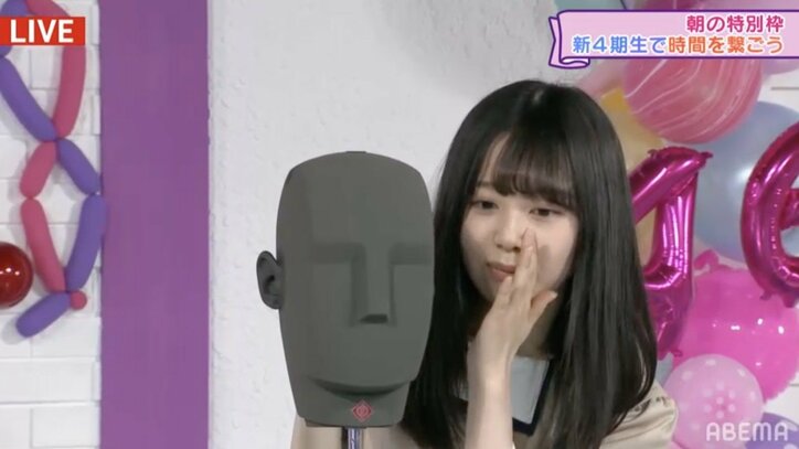 今日はずっといっしょにいてもらうからな!新4期生・弓木奈於がダミヘに京都弁で囁き!ファンは「朝からニヤニヤが止まらないぜ」