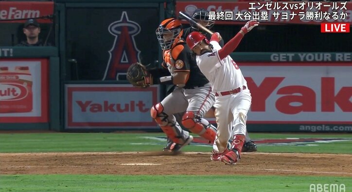 大谷翔平、味方の守備妨害で「盗塁無効→即、再盗塁」 直後にサヨナラのホームで「最後は足のショータイム！」実況も興奮