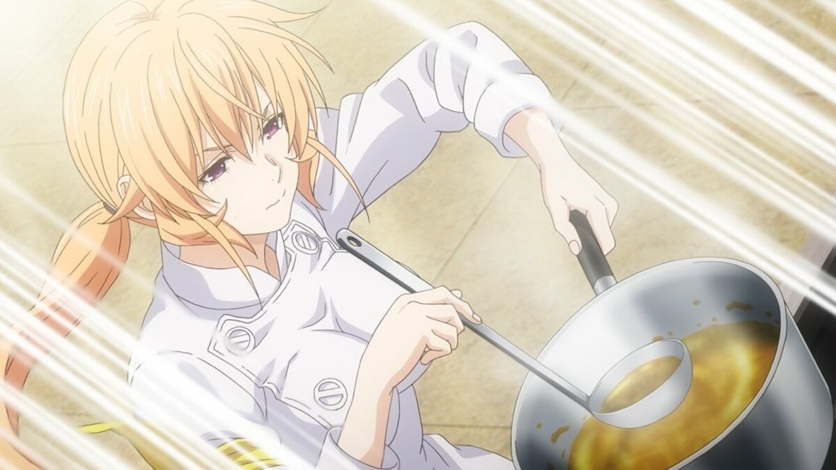 アニメ「食戟のソーマ 神ノ皿」第11話、えりな（声優・金元寿子）の