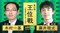 王位戦 七番勝負 第三局 2日目 木村一基王位 対 藤井聡太棋聖