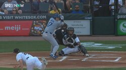 思わず目、つぶっちゃった！大谷翔平、特大25号 あまりの衝撃に相手捕手がびっくりリアクション