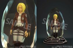 調査兵団の気持ちになれる!?『進撃の巨人』水晶体に覆われたアニの3Dクリスタルフィギュア登場