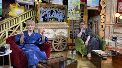 安元洋貴＆岡本信彦が綿菓子で映え写真を撮影！映え綿菓子作りでパニックに!?『声優と夜遊び』