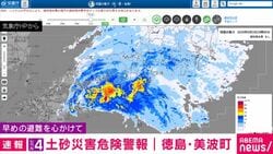 レベル4土砂災害危険警報 ｜ 徳島・美波町