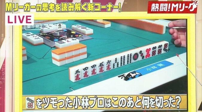 プロ6人でも読みきれない“麻雀ロボ”小林剛の超デジタル打牌選択とは…／麻雀・Mリーグ 1枚目